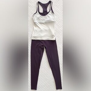 SET Active Sportsbody Layered Cami bra and leggings